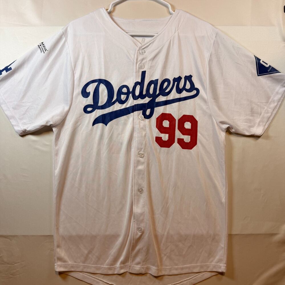 Los Angeles Dodgers Joe Kelly #99 White Baseball Jersey Mens Size Medium